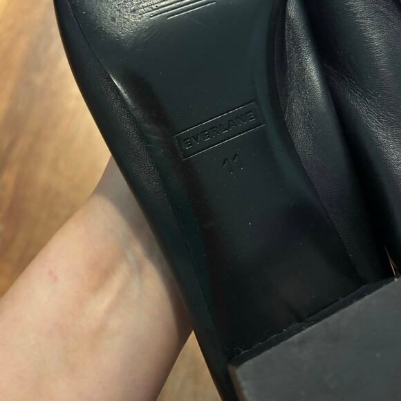 NEW Everlane The Day Heel In Black Size 11 - Picture 8 of 12